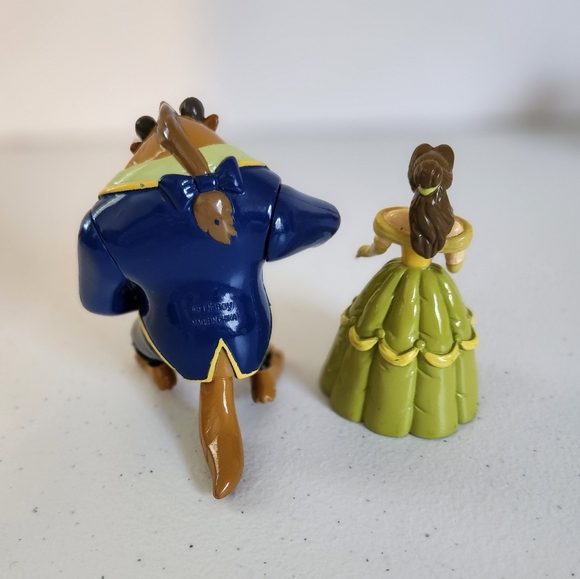 Belle Beauty & The Beast Disney Figurines Cake Topper Action Figure PVC - Picture 4 of 6